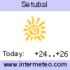 Weather forecast for Setubal