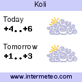 Weather forecast for Koli