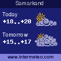 Weather forecast for Samarkand