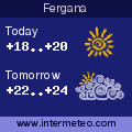 Weather forecast for Fergana