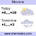 Weather forecast for Moscow